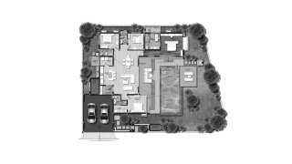 Villa floor plan, 4 bedrooms in Botanica Luxury Krabi No. 11012